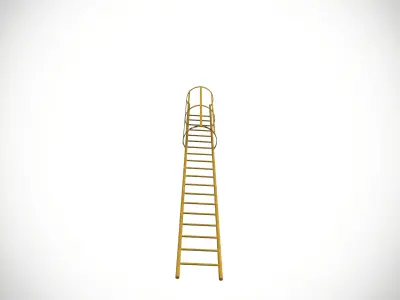 Monkey Ladder Low-poly 3D model