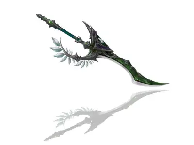 Royal Guard Sword Low-poly 3D model