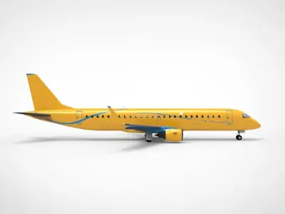 airpnae Embraer E190 3D model