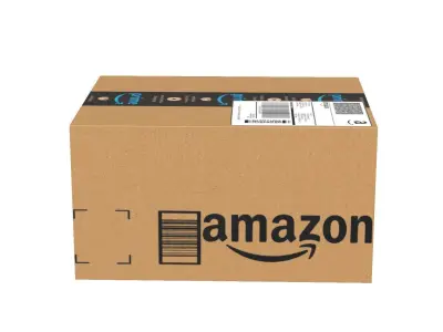 Amazon Box 2F PBR 05 Low-poly 3D model