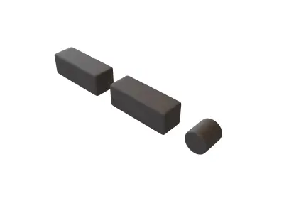 Morse Code G v1 001 Low-poly 3D model