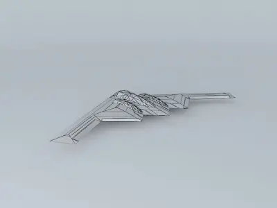 Template - Northrop Grumman B2Converted Cargo Freighter Free 3D model