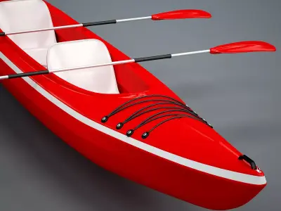 Recreational Kayak 3D model
