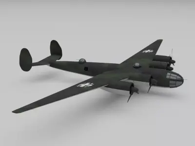 Messerschmitt Me 264 3D model