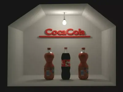 Coca-Cola Drinks 3D model