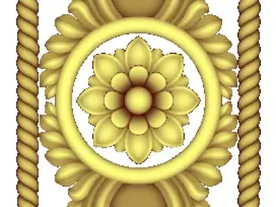 FLOWER PATTERN 3D RELIEF 3D print model purchase