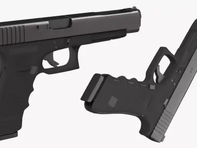 Competition Firearm 3D model