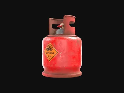 Gas Bag Low-poly 3D model