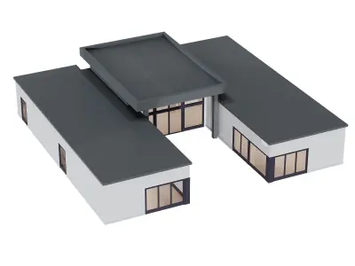 Home Building Low-poly 3D model