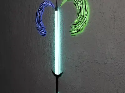 Elemental Energy Sword Free 3D model