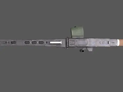 MG42 - German WW2 Weapon Low-poly 3D model