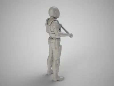 Riot Cop 3D print model
