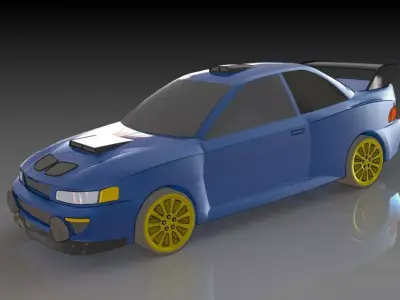 Subaru Impreza Free 3D print model