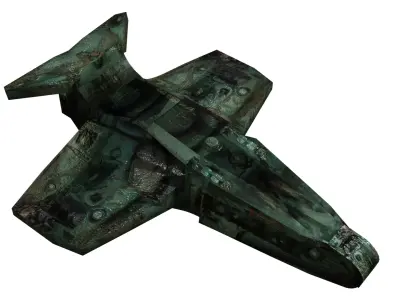 Garbage Spaceship 3D model