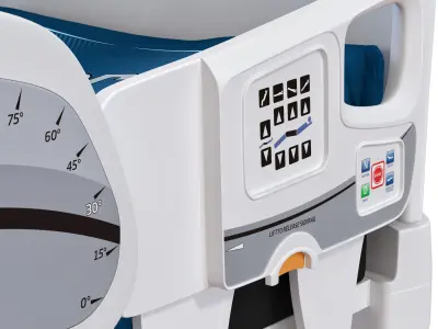 Medical Bed Stryker 3D model