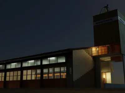 E10s Wood Factory Tower 3D model