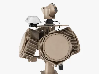 X-MADIS Anti Drone System - Air Defense - C-UAS System 3D model