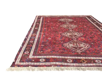 Antique Arab Khamseh rug from Iran 3D model