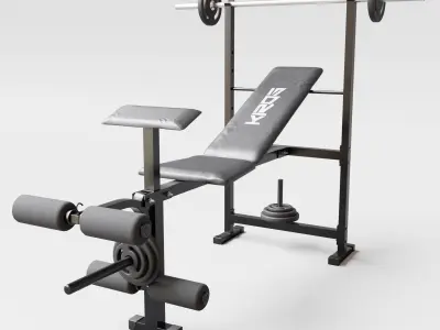 Gym Equipment 001 3D model