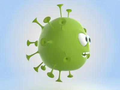 Virus 3D model