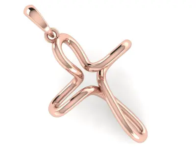 CROSS PENDANT CR170 3D print model