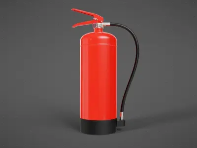 Foam Fire Extinguisher 3D model purchase