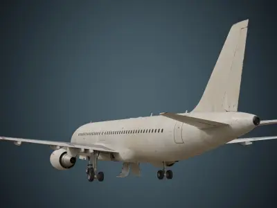  Airliner 1B Low-poly 3D model