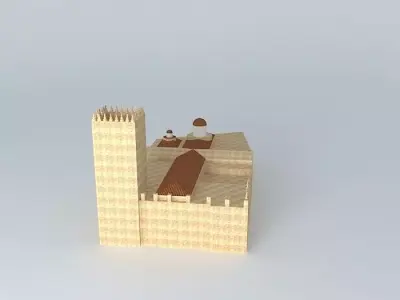 Cathedral of San Juan Bautista Badajoz Free 3D model