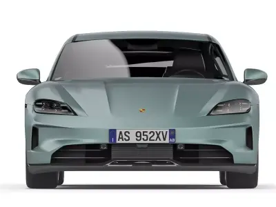 Porsche Taycan 2025 3D model