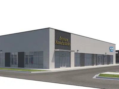 Retail-143 Retail Stores 3D model
