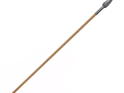 Spear Weapon Low-poly 3D model