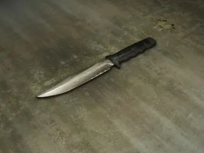 Army knife Low-poly 3D model get