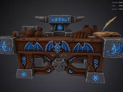 Work Bench 3D model buy