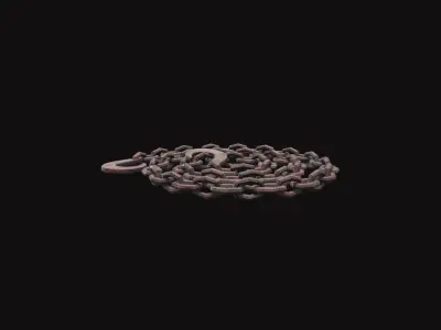 Medieval Chain Low-poly 3D model purchase