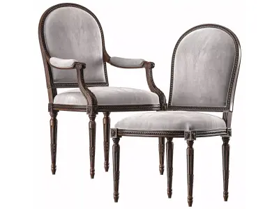 chairish chair art 7847 3D model