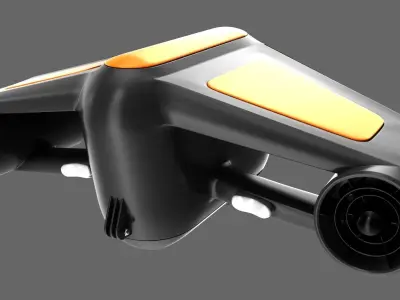 Underwater Scooter 3D model by denzer01