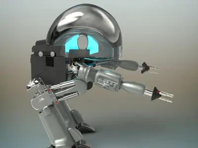 Battle Robot 3D model purchase