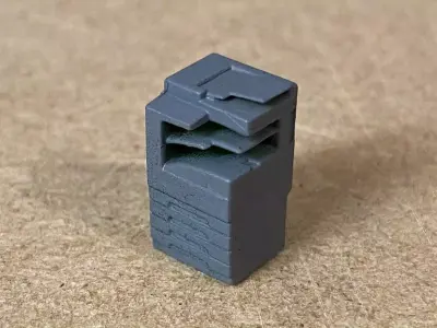 Model Railway Office Photocopier Printer 3D print model