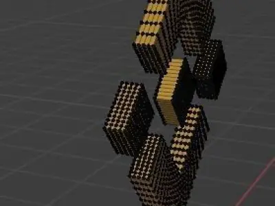 BNB Logo Animation Low-poly 3D model