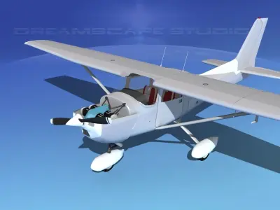 Cessna 172 Skyhawk 1976 V11 3D model