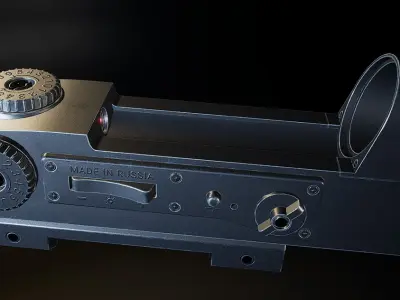 AAA Kobra RDS Game Ready PBR Low-poly 3D model