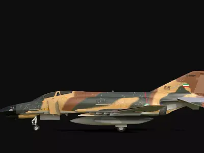 F-4 Phantom IRIAF 3D model