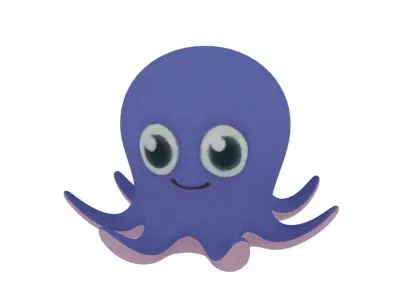 Octopus toy 3D model