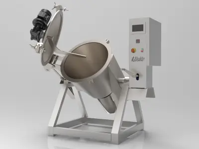 Cheese Dry cooking Machine 3D model