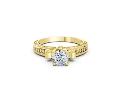 25 engagement rings 3DM files and renders pack 3D print model