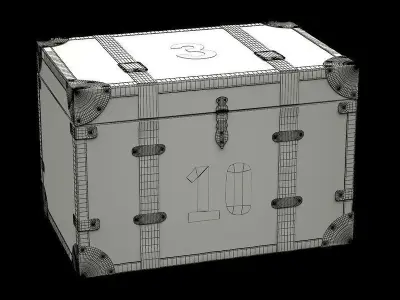 Male Chest 3D model