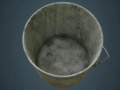 Paint Can 1B Low-poly 3D model