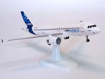 111222 Model kit Airbus A320CEO CFMI WTF Down 3D print model