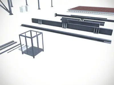 Construction Site Assets Low-poly 3D model purchase