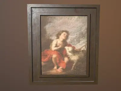 Antique Painting Pictures Low-poly 3D model